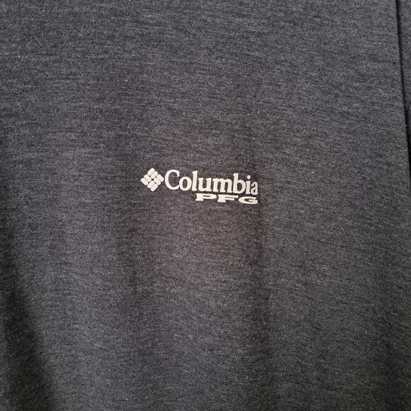 Columbia PFG Gray Fishing T-Shirt Men's Gray XXL - Picture 3 of 5